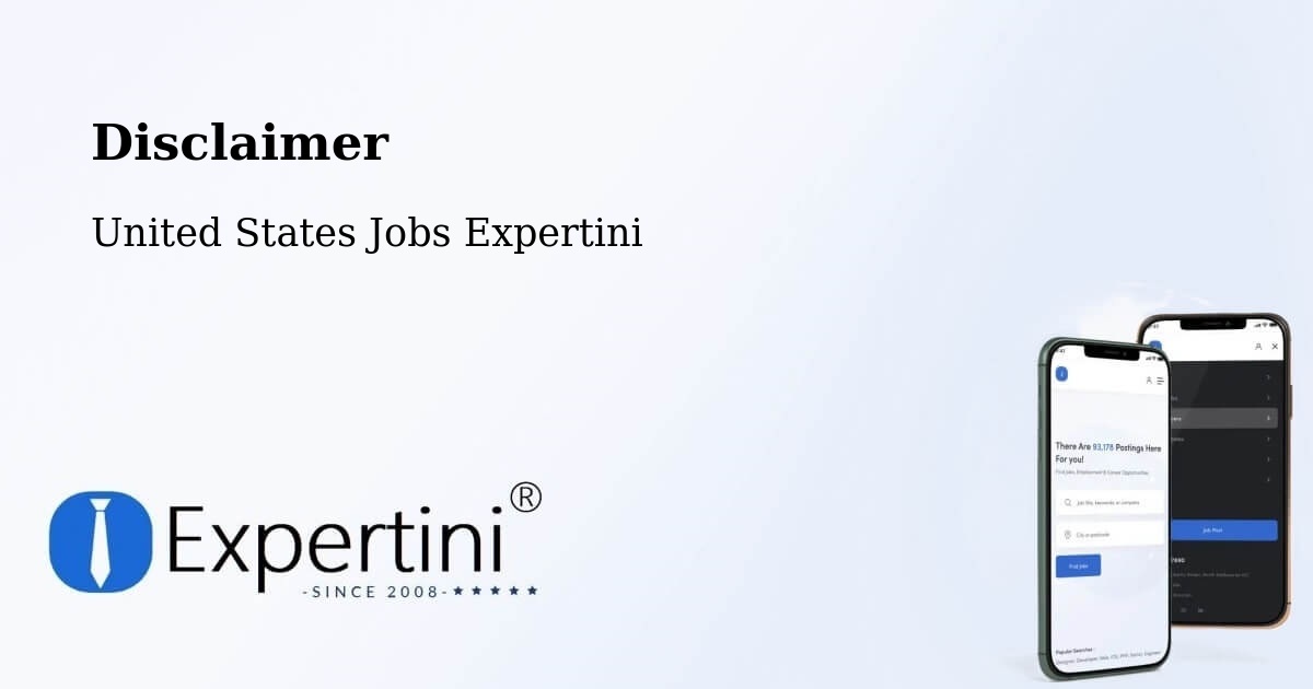 Disclaimer – Rio Rancho - United States Jobs Expertini